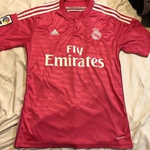Pink Real Madrid jersey